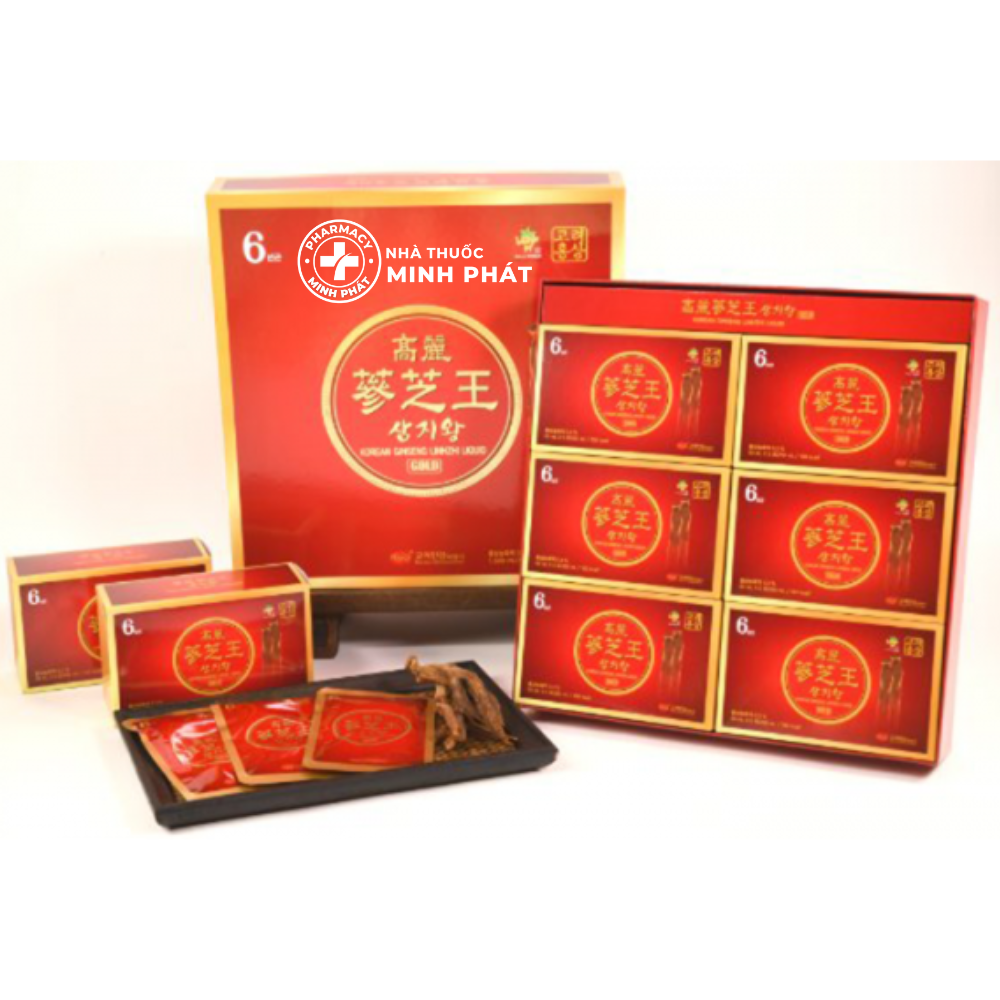 Nước Hồng Sâm Linh Chi KGS Cao Cấp 50ml x 30 Gói